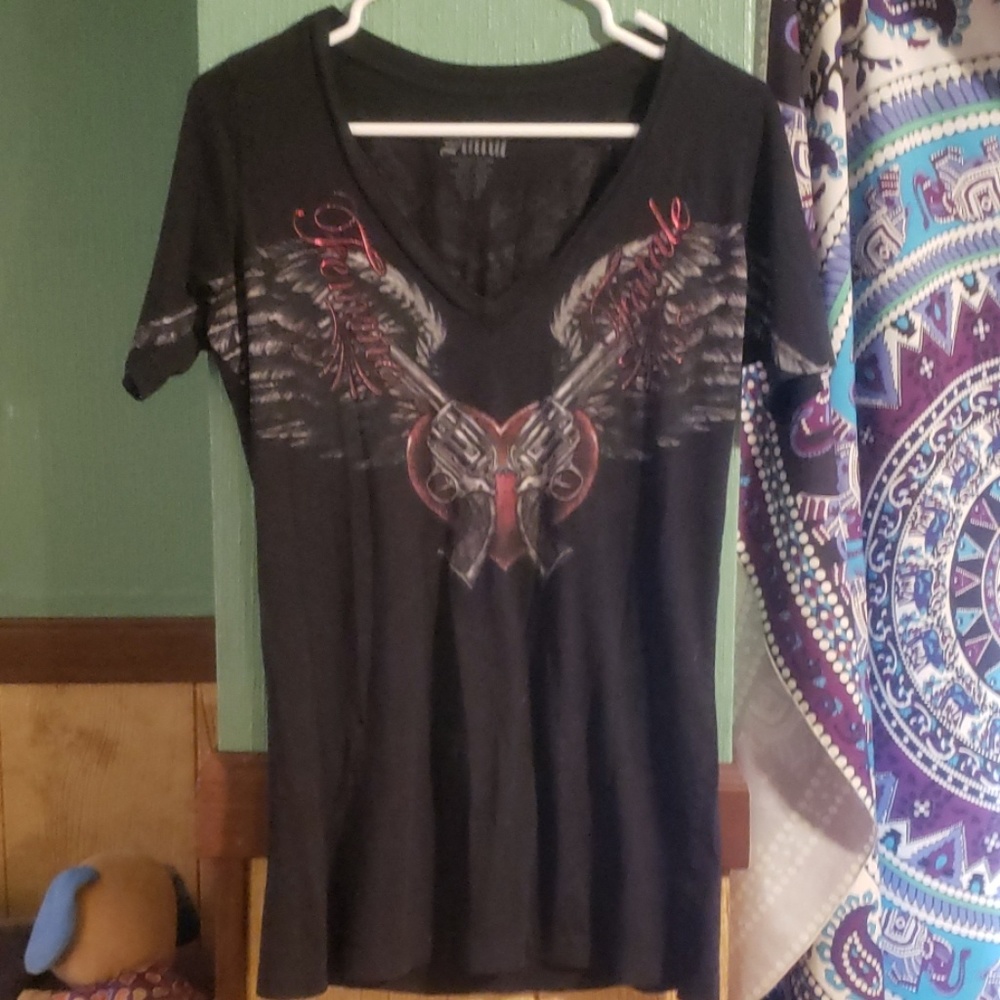 Sinful short sleeved shirt